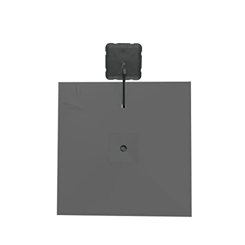 Midtown Umbrellas 9x9 Ft Outdoor Cantilever Patio Umbrella Sunbrella Cast Slate