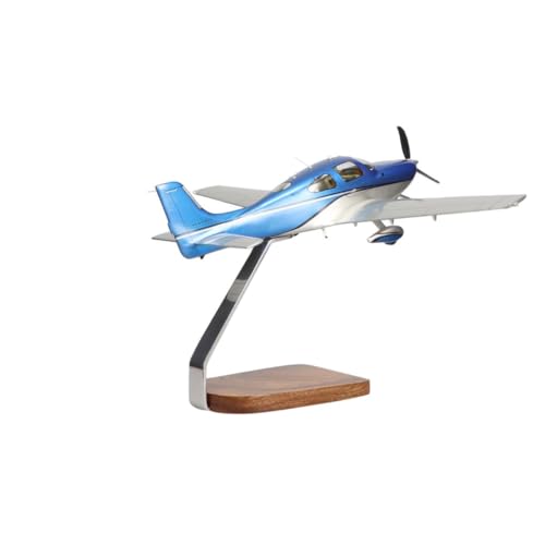 High Flying Models Cirrus SR22 Clear Canopy Large Mahogany Sculpture Multicolor
