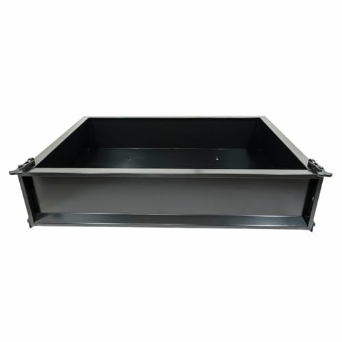 Performance Plus Carts Yamaha Golf Cart Black Steel Utility Cargo Box Kit