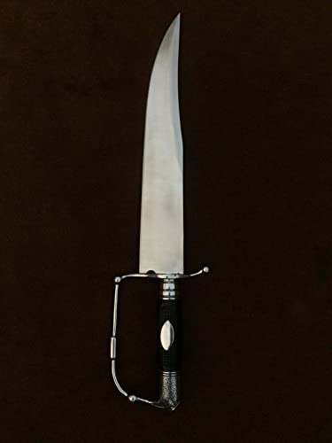 SUFI Custom Handmade 5160 Spring Steel Juan Segiun Bowie Knife Museum Replica White