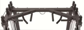 MiM USA Pro Master 1001 Smith Machine & Functional Trainer Home Gym Black