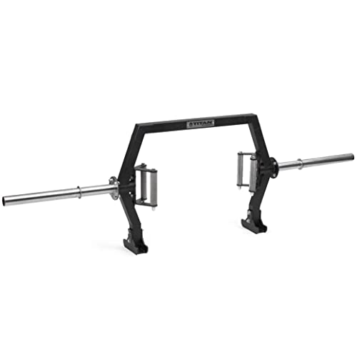 Titan Fitness Rackable Open Trap Bar 1,500 LB Rated Olympic Barbell