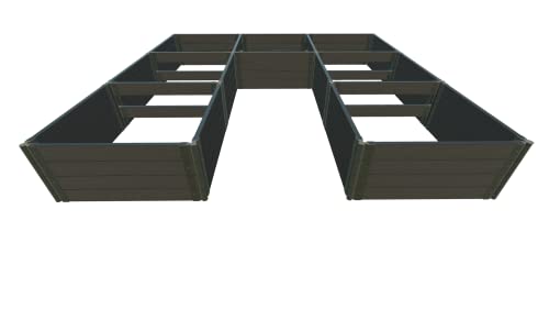 Frame It All Weathered 2" Tool Free Jumbo U-Shaped Walk-in 4 LVL Weathered Wood 2
