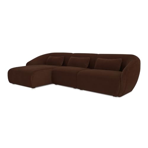 Moe's Home Collection Amelia Lounge Modular Left Sectional Chestnut