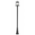 Z-Lite Broughton Outdoor Post 4-Light 240W Black