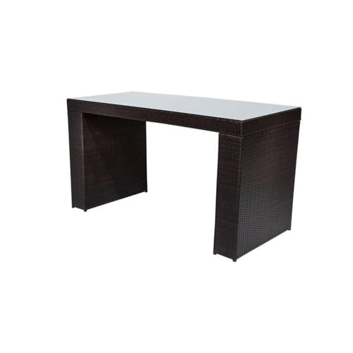Afuera Living 7-Piece Bar Table Set with Barstools Outdoor Patio Furniture