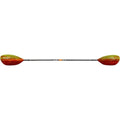 AQUA BOUND Whiskey Fiberglass Straight Shaft 4-Piece Kayak Paddle Fuego