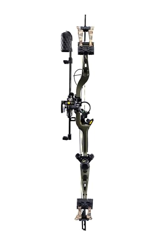 Bear Archery The Hunting Public Adapt 2+ Ready to Hunt Compound Bow Package Right Hand Throwback Green