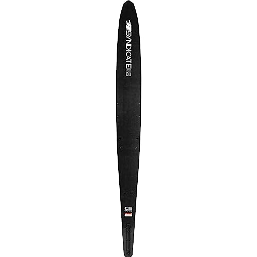 HO Syndicate Works 01 Slalom Waterskis Black/Silver