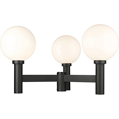 Z-Lite Laurent Outdoor Post Light 3-Light 180 Watts Black