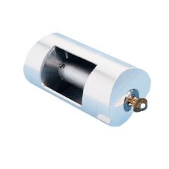 Eder Flag Flagpole Winch M Style for Internal Halyard 10-3/4 Inch Dia Pole White Powder Coat