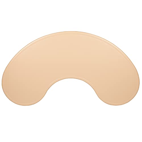 BizChair Half-Moon Adjustable Activity Table Natural