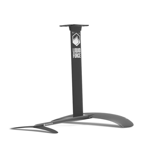 Liquid Force 2024 Launch Foil Board and Launch 120 Wake Foil Kit Package Black