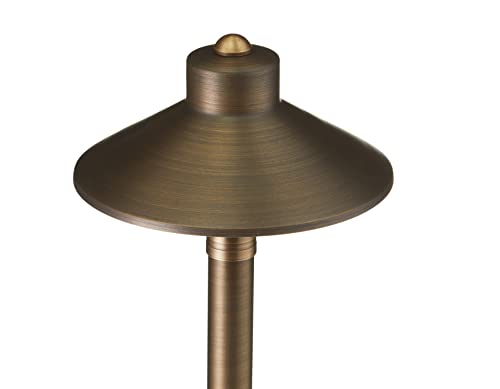 VOLT 12V LED Outdoor Path Light 6-Pack Kit with Low Voltage Transformer Bronze