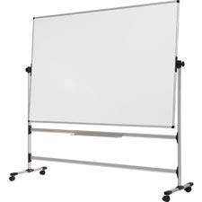 212 Main MV Reversible Dry Erase Revolving Easel Silver