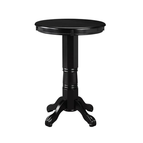 Home Square 3-Piece Pub Table Set with 2 Counter Stools Black