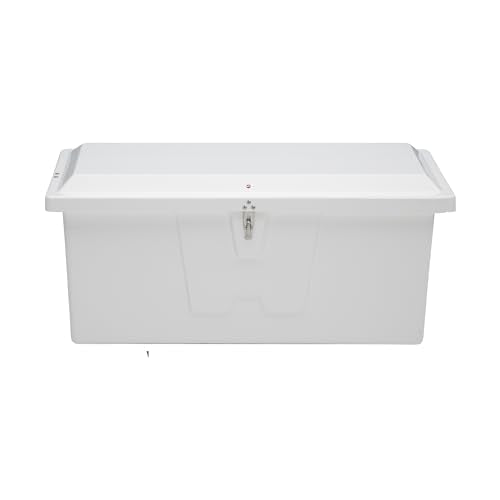 TaylorMade Stow 'N Go Small Fiberglass Dock Box White 24"H x 54"W x 22"D
