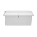 TaylorMade Stow 'N Go Small Fiberglass Dock Box White 24"H x 54"W x 22"D