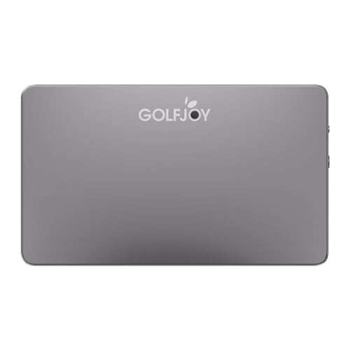 PlayBetter Golfjoy Golf Waver Launch Monitor Bundle (Silver) - Radar Based for Indoor & Outdoor Use - Lightweight, Long Battery Life - Includes Large Portable Charger