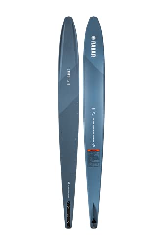 Radar Vapor Lithium Waterski Carbon/Battleship Blue 66