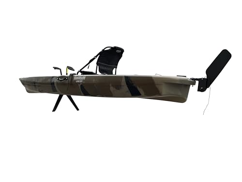 BKC Brooklyn 12.0 Single Pedal Sit-On-Top Fishing Kayak Camo