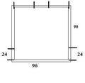 SPECTRUM GOLF SIMULATORS Golf Impact Screen Poly Spacer for Net Return Large 10 x 8