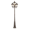 Livex Oxford 4 Light Outdoor Post Imperial Bronze