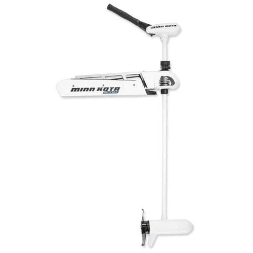 Minn Kota Riptide Fortrex Trolling Motor 62in 80lb Tiller Control White