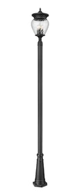 Z-Lite Davina 4 Light 120" Tall Post Light Black