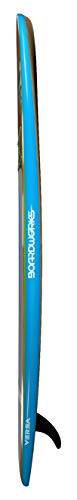 Boardworks Versa Recreational Stand Up Paddleboard Bamboo/Blue