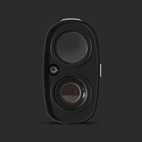 Pinned Golf Prism Slope Rangefinder | USB Rechargeable Distance Finder Black
