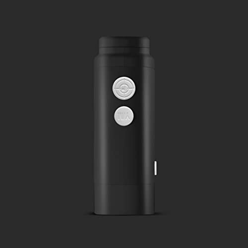 Pinned Golf Prism Slope Rangefinder | USB Rechargeable Distance Finder Black