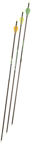 Gold Tip Kinetic XT 400 Arrows with 2-Inch Vanes 72 Count Black