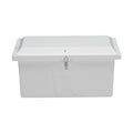 TaylorMade Stow 'N Go Low-Profile Fiberglass Dock Box White 20" H x 40" W x 19" D