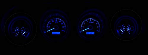 Restoration Performance 1969 Ford Mustang VHX System Silver Face Blue Display