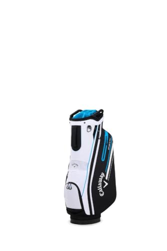 Callaway Golf CHEV 14 Cart Bag White/Black/Cyan