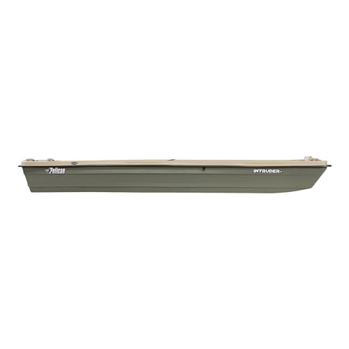 Pelican Boat Intruder 12 Jon Fishing Boat 12 ft. Khaki Beige