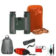 SWAROVSKI OPTIK 8x25 CL Pocket Binoculars Green with Mountain Accessories Package