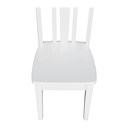 IC INTERNATIONAL CONCEPTS Table with 4 San Remo Juvenile Chairs White