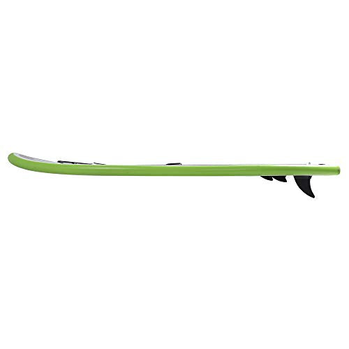 Blue Wave Sports Manta Ray Inflatable Paddleboard 12-Foot Green/White