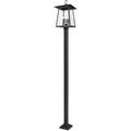 Z-Lite Rainer 5 Light 120" Tall Post Light Black