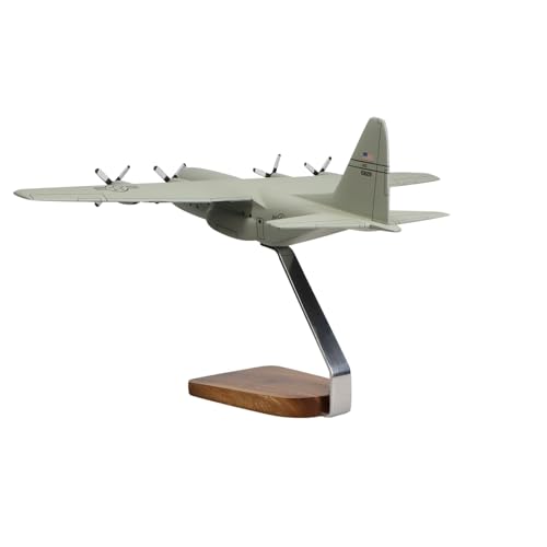 High Flying Models Lockheed C-130H Hercules Large Mahogany Sculpture Gray