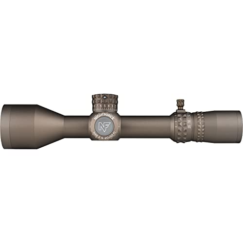 Nightforce NX8 2.5-20x50mm F1 Illuminated Moar Hunting Scope Black Matte