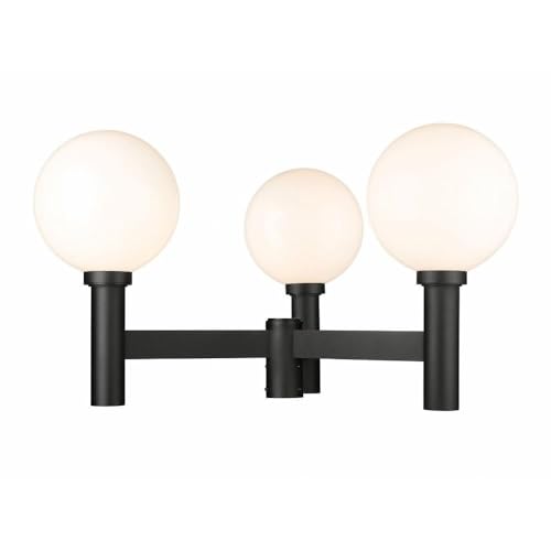 Z-Lite Laurent Outdoor Post Light 3-Light 180 Watts Black