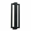 Kichler Sedo 18.25" LED Outdoor Wall Light Satin Black
