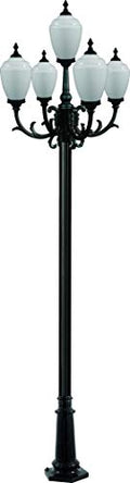 DABMAR LIGHTING INC Alisa 5-Light Post Fixture GM4020-B