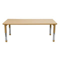 Angeles As We Grow Kids School Activity Table 30"x60" Maple-Tan
