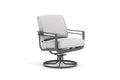 Winston Southern Cay Cushion Swivel Rocker Lounge Chair Weathered Teak/Idol Cloud