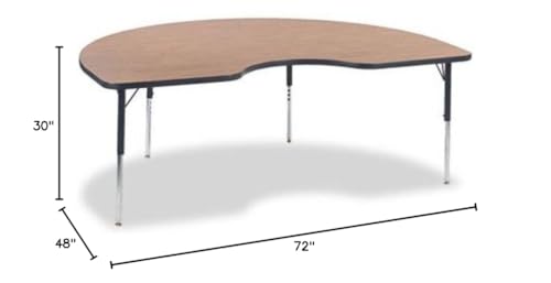 Virco 48Kid72 Activity Table Brown