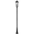 Z-Lite Gannon 3 Light 121" Tall Post Light Black